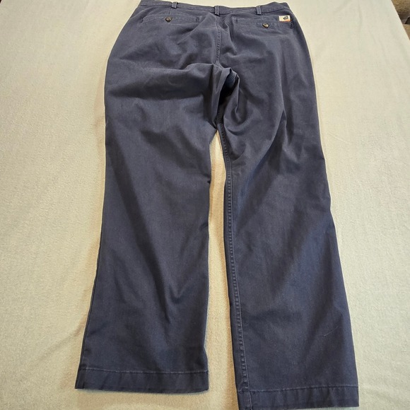 40 Grit Duluth Trading Co Mens Chino Pants Navy Blue Standard Fit 38x30 Stretch - Picture 4 of 5